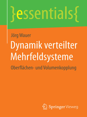 cover image of Dynamik verteilter Mehrfeldsysteme